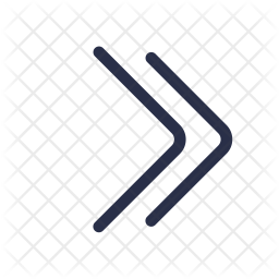 256x256 Double Arrow Icon Of Line Style