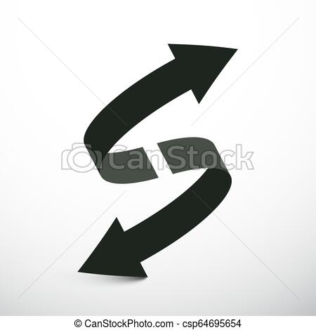 450x470 Double Arrow Vector Icon Up And Down Arrows