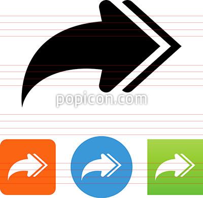 400x390 Forward Double Arrow Icon