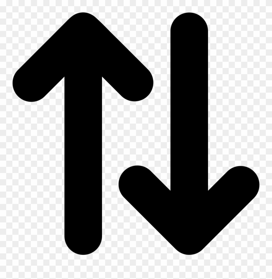 880x903 Up And Down Opposite Double Arrows Side