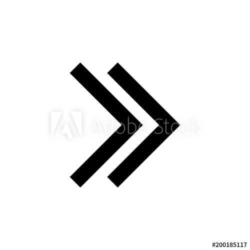 500x500 Double Arrow Icon Element Of Simple Icon For Websites, Web Design