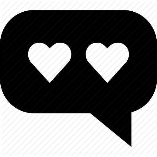 512x512 Double, Heart, Message Icon