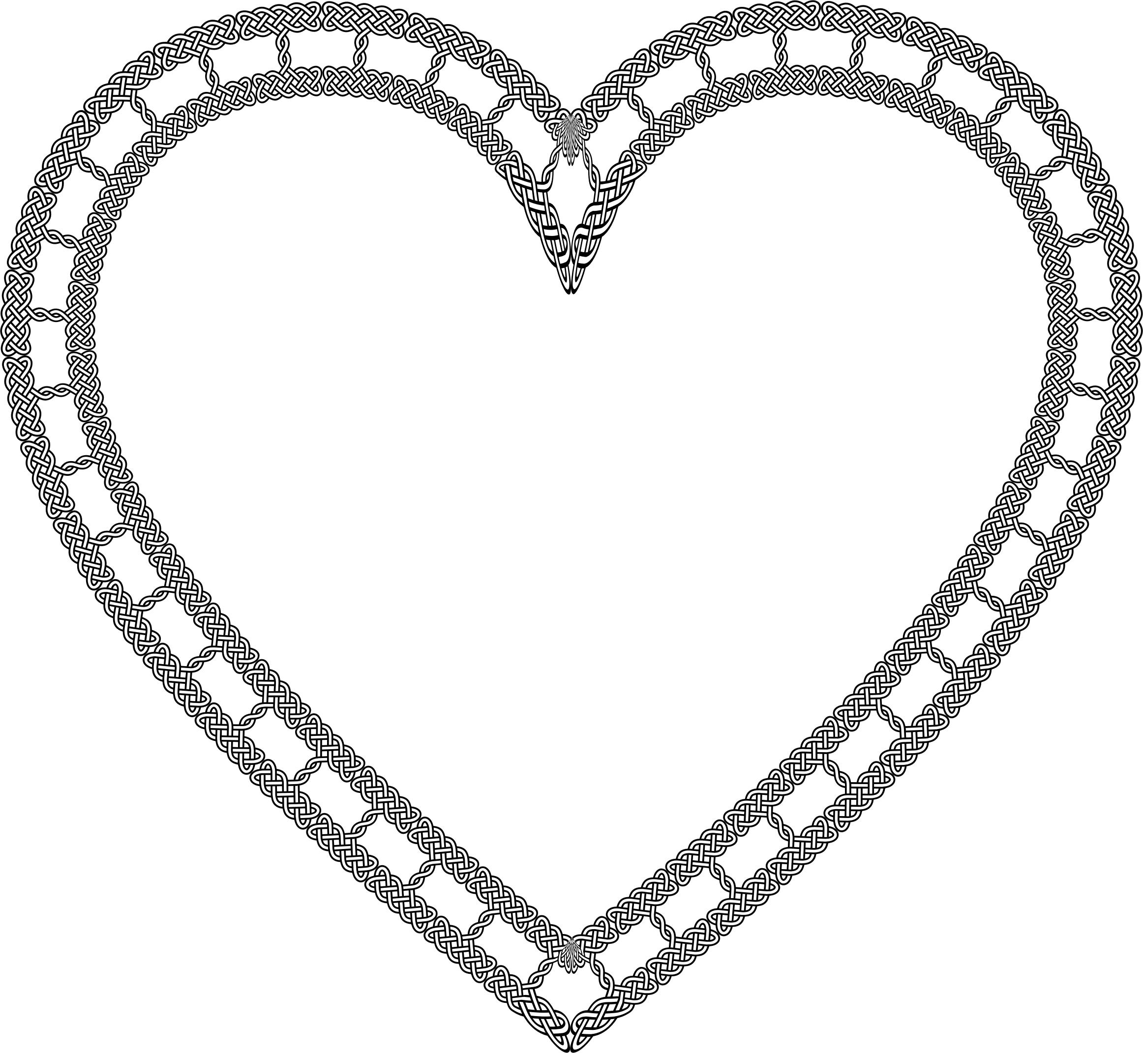 2324x2142 Double Celtic Knot Heart Icons Png