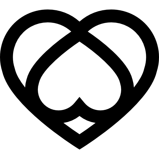 512x512 Double Heart Icons Free Download