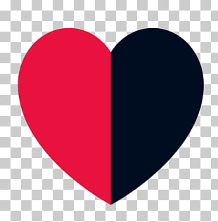 310x316 Euclidean Icon, Black And Red Double Heart Png Clipart Free