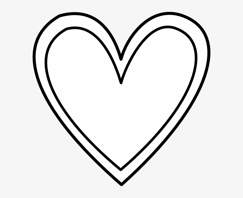 820x668 How To Set Use Double Heart Outline Clipart
