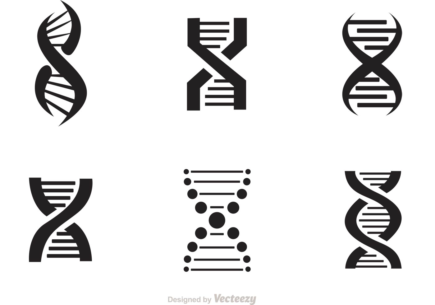 Double Helix Free Vector Art 1400x980 Double Helix Free Vector Art