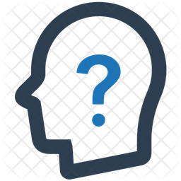 256x256 Doubt Icon Of Flat Style