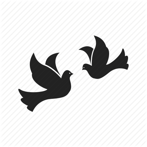 512x512 Bird, Birds, Dove, Doves, Flight, Fly, Flying, Peace, Wing Icon