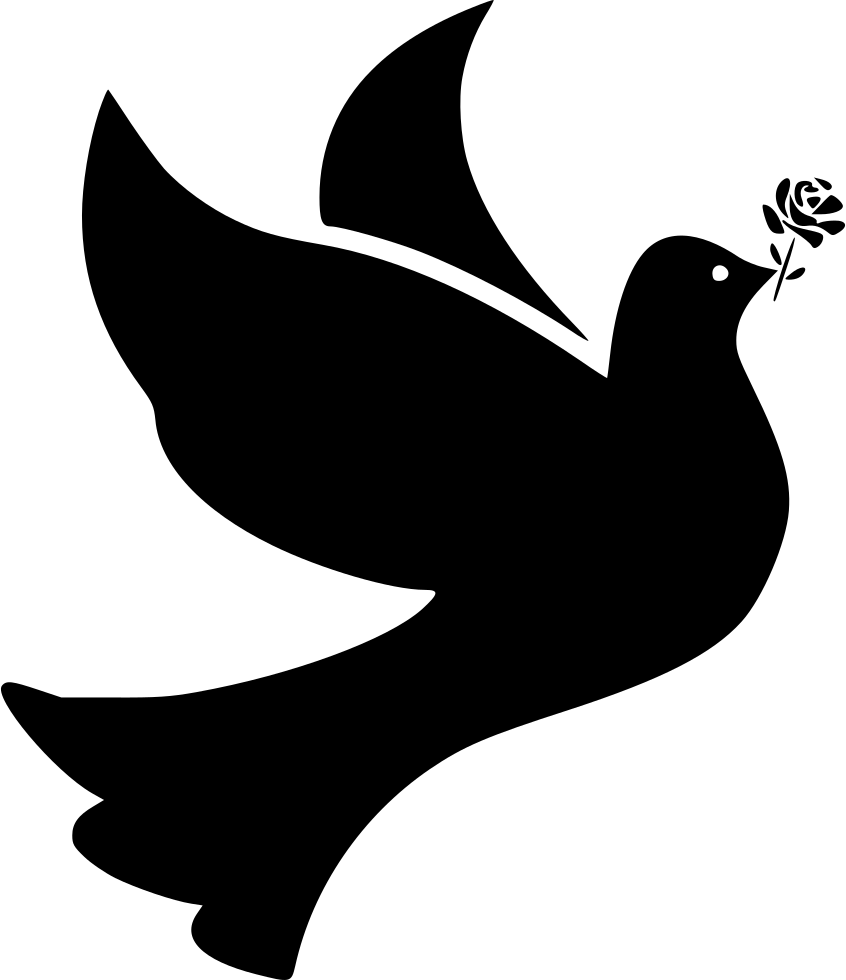 846x980 Bird Birds Dove Doves Flight Fly Flying Peace Rose Png Icon