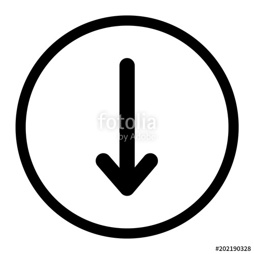 Down Arrow Icon On White Background Down Arrow Sign Flat Style 500x500 Down Arrow Icon On White Background Down Arrow Sign Flat Style