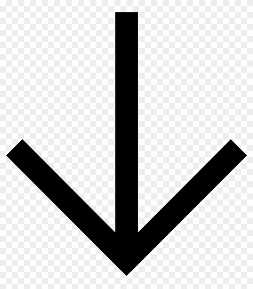840x956 Down Arrow Icon