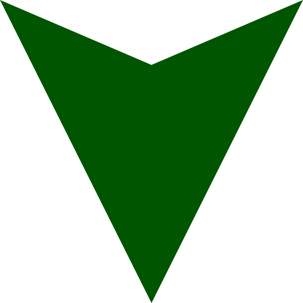 1024x1024 Dark Green Down Arrow