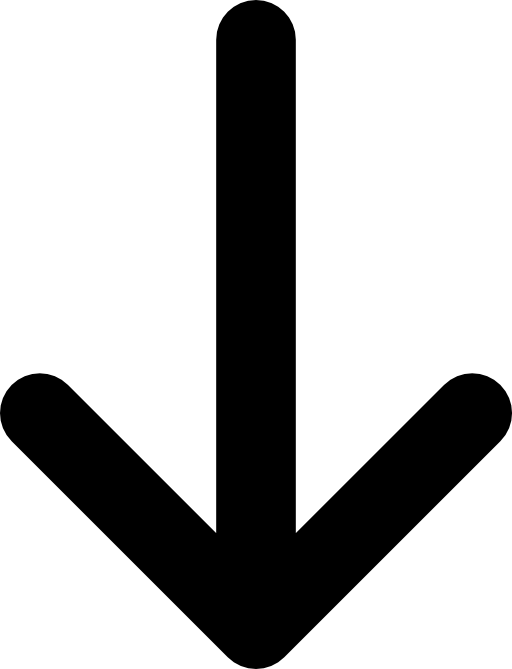 512x669 Arrow Pointing Down Free Vector Icons Designed