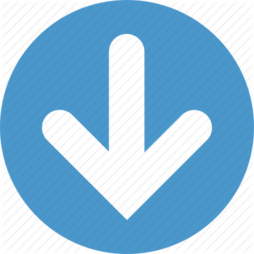 512x512 Arrow, Arrows, Direction, Down Icon