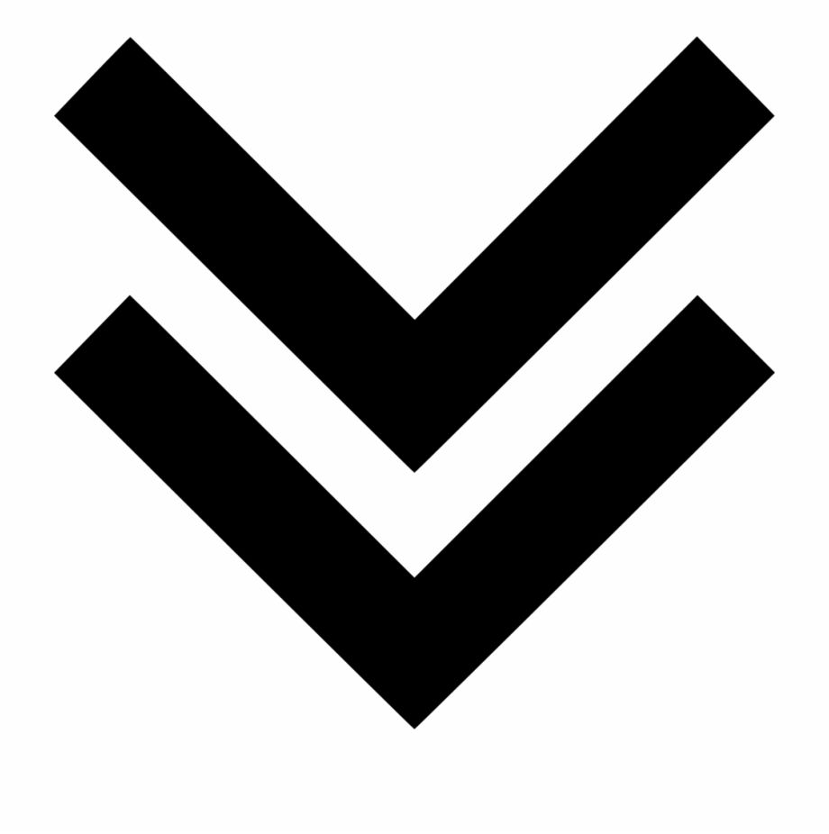 920x926 Arrow Down Icon Png