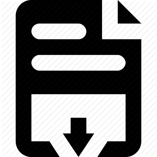 512x512 Document, Download, File, Import, Receive Icon