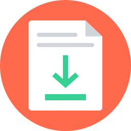 256x256 Download Icon Flat