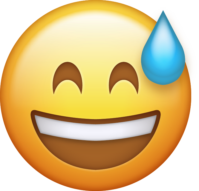 666x640 Download Sweat Emoji Icon Emojim Ios Emoji, Emoji Pictures, Emoji