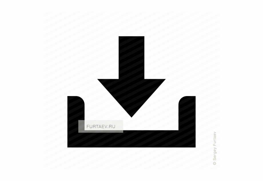920x633 Vector Icon Of Import From Disk Drive