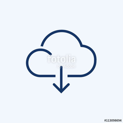 500x500 Download Icon Stock Image And Royalty Free Vector