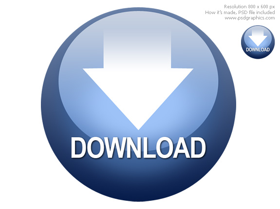 575x431 Blue Download Icon