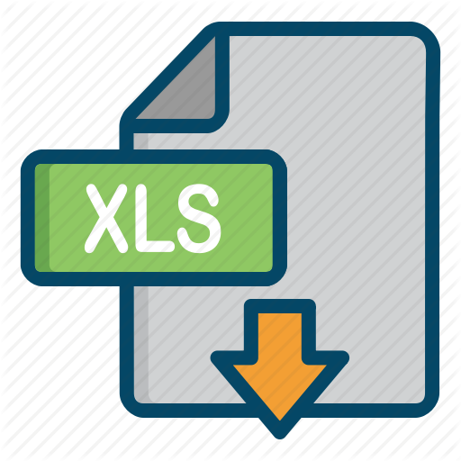 512x512 Document, Download, Excel, File, Xls Icon