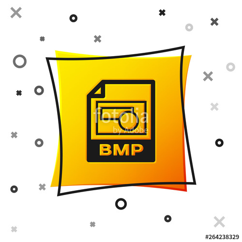 500x500 Black Bmp Document Icon Download Bmp Button Icon Isolated