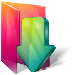 256x256 Aurora, Download, Folder Icon
