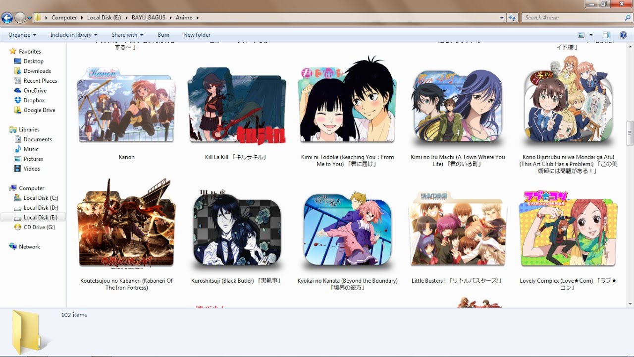 1280x720 Custom Tampilan Icon Folder Kamu