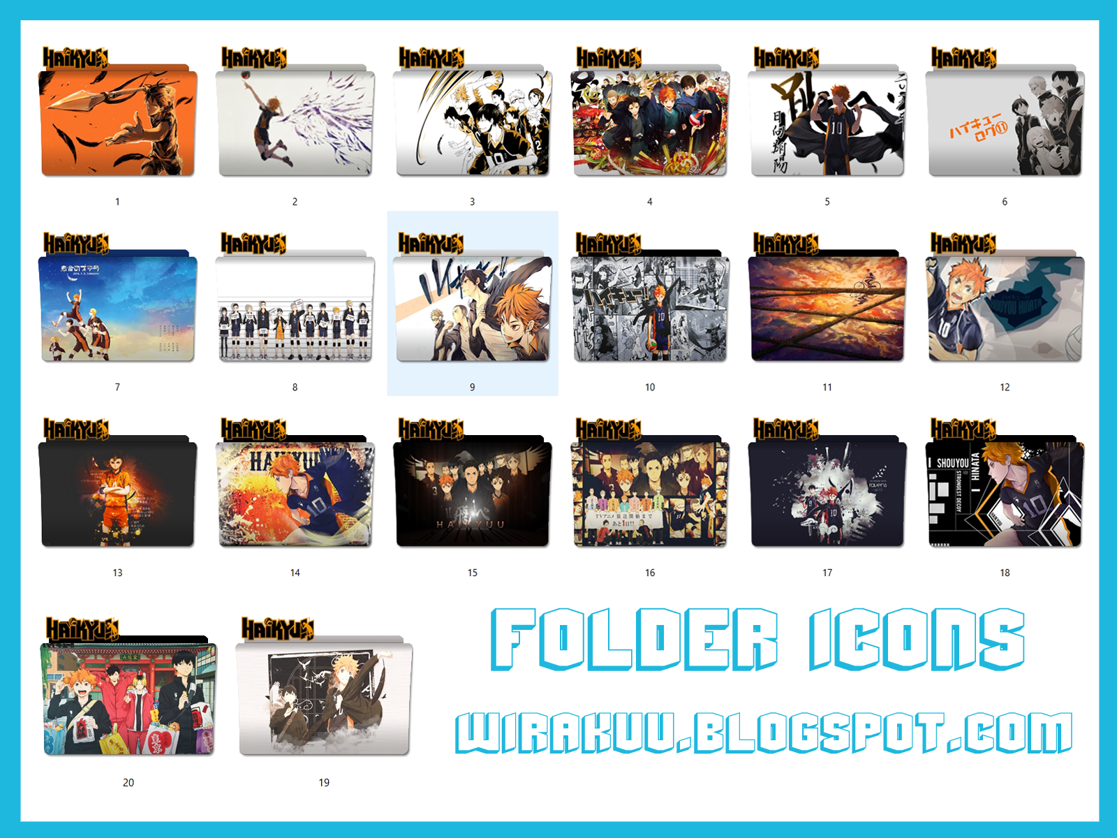1600x1200 Folder Icons Anime Haikyuu