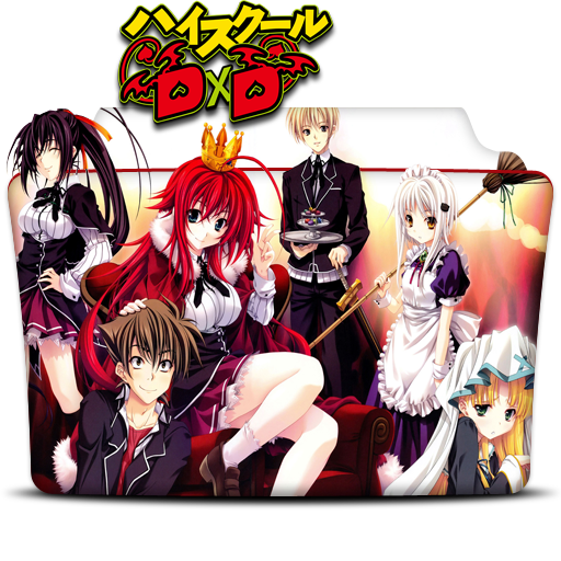 512x512 Icon Folder Anime High School Dxd Download