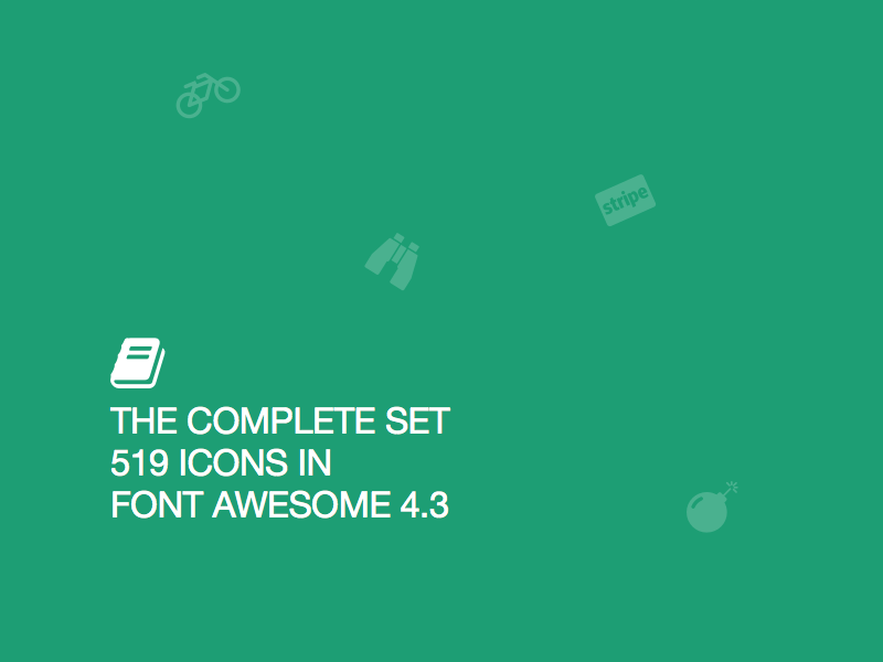 800x600 Font Awesome Icons Sketch Freebie