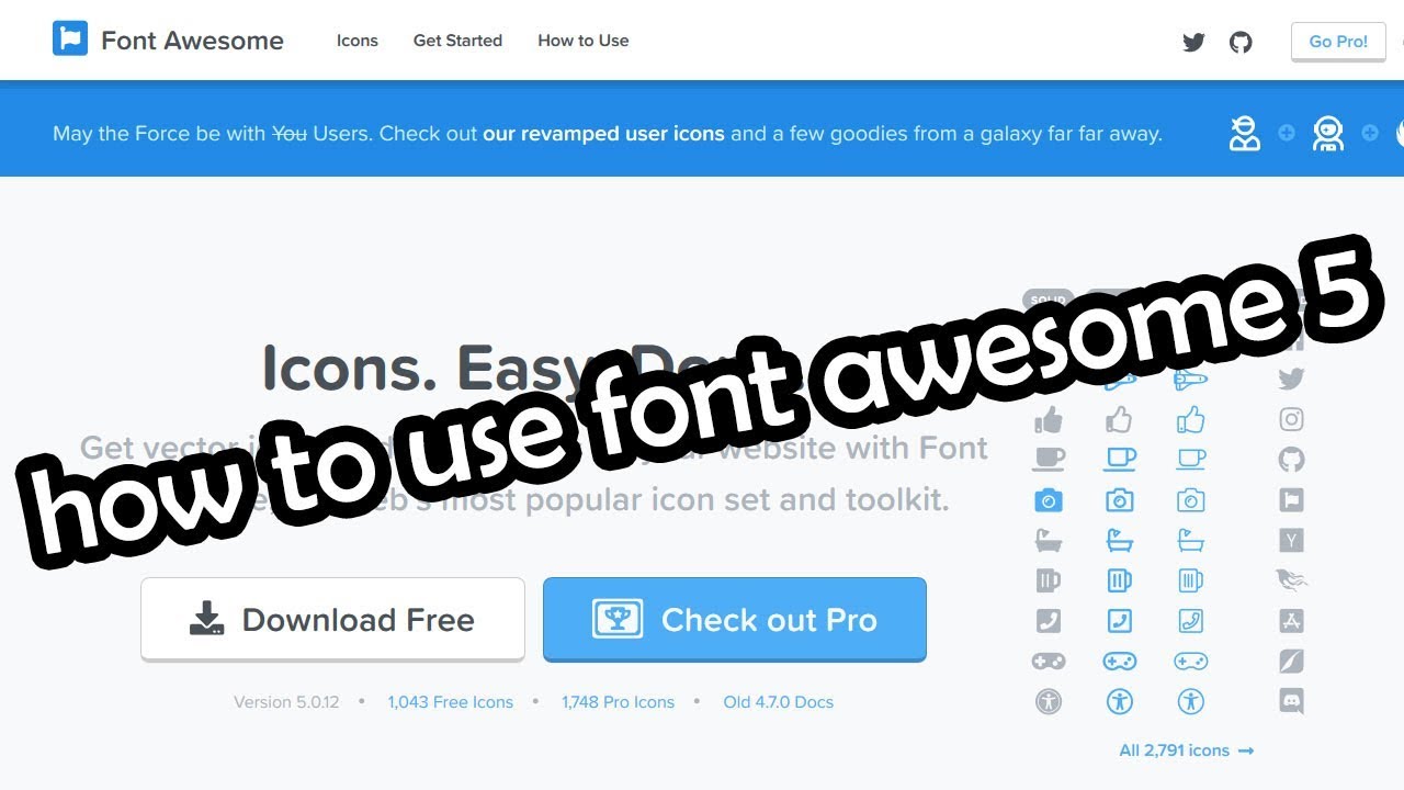 1280x720 How To Use Font Awesome Icons Offline In Html