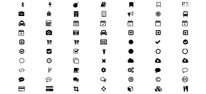 700x319 Download Font Awesome Icons Png Vector, Clipart