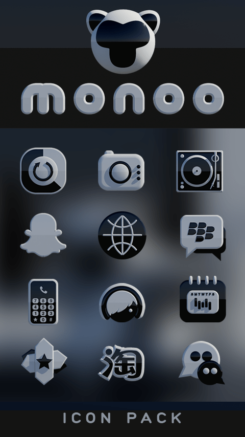 480x854 Monoo Icon Pack Android