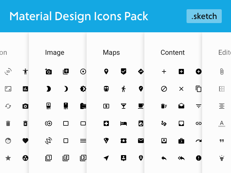 800x600 Material Design Icons Pack Freebie