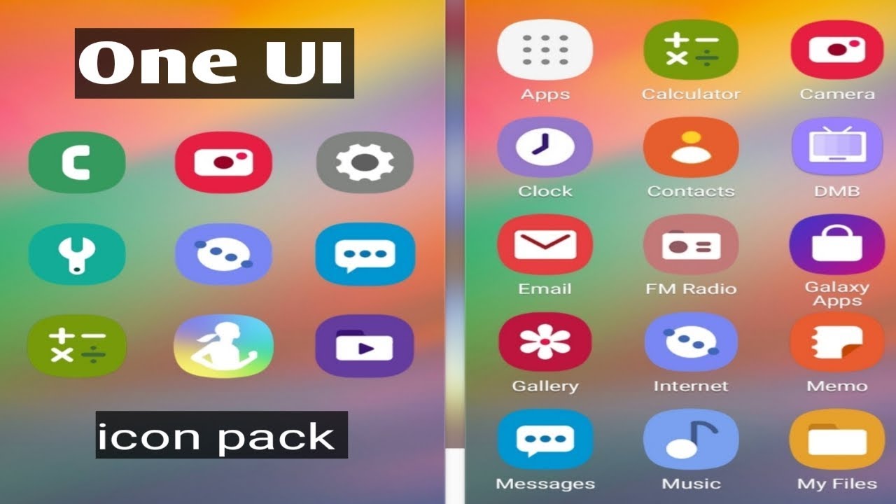 1280x720 Download One Ui Icon Pack Any Samsung