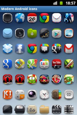 320x480 Modern Android Icon Pack Latest Version Apk