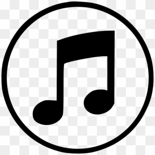 320x320 Black And White Itunes Logo