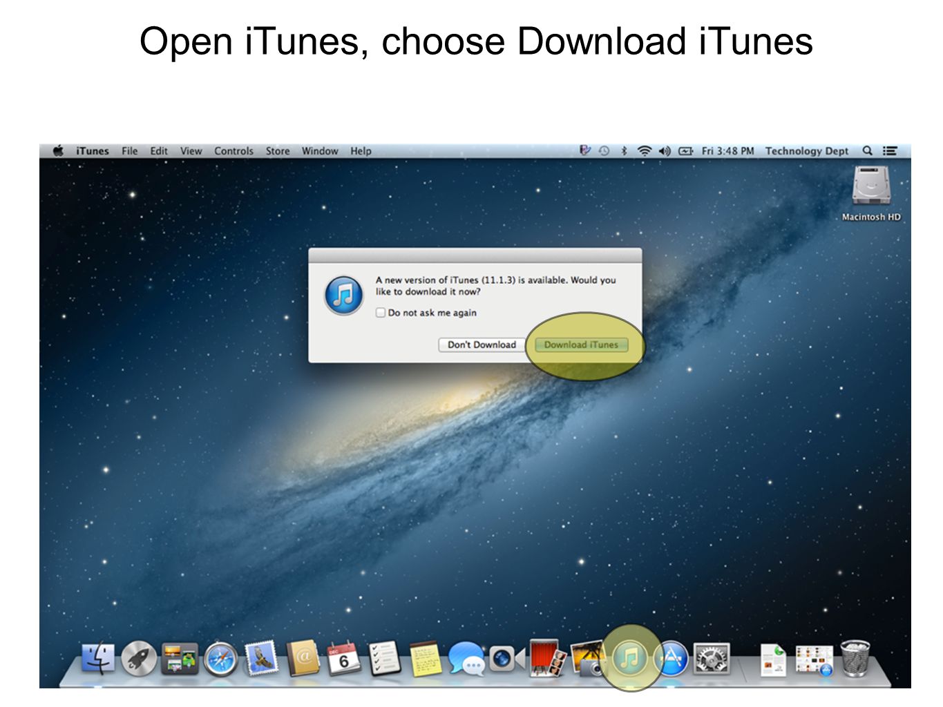 1365x1024 Creating Apple Id Open Itunes, Choose Download Itunes