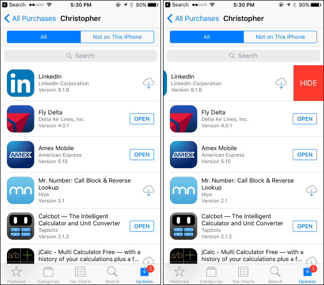 How To Hide Apps You've Purchased On Apple's App Store And Google Play 650x573 How To Hide Apps You've Purchased On Apple's App Store And Google Play