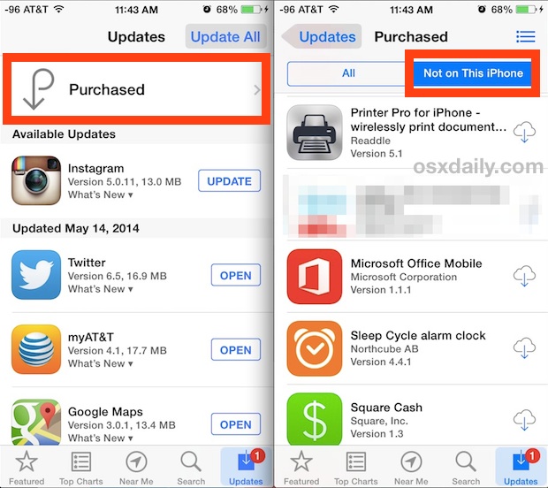 620x552 How To Get A List Of Purchased Apps Not Installed On Iphone Or Ipad