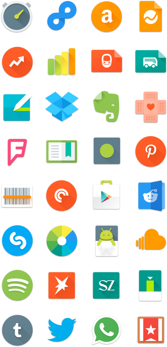 566x1172 Download Android Lollipop Icon Set