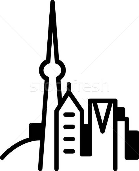 490x600 Toronto Downtown Icon Vector Illustration Brett Lamb
