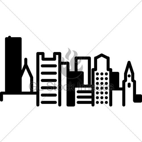 500x500 Boston Downtown Icon Gl Stock Images