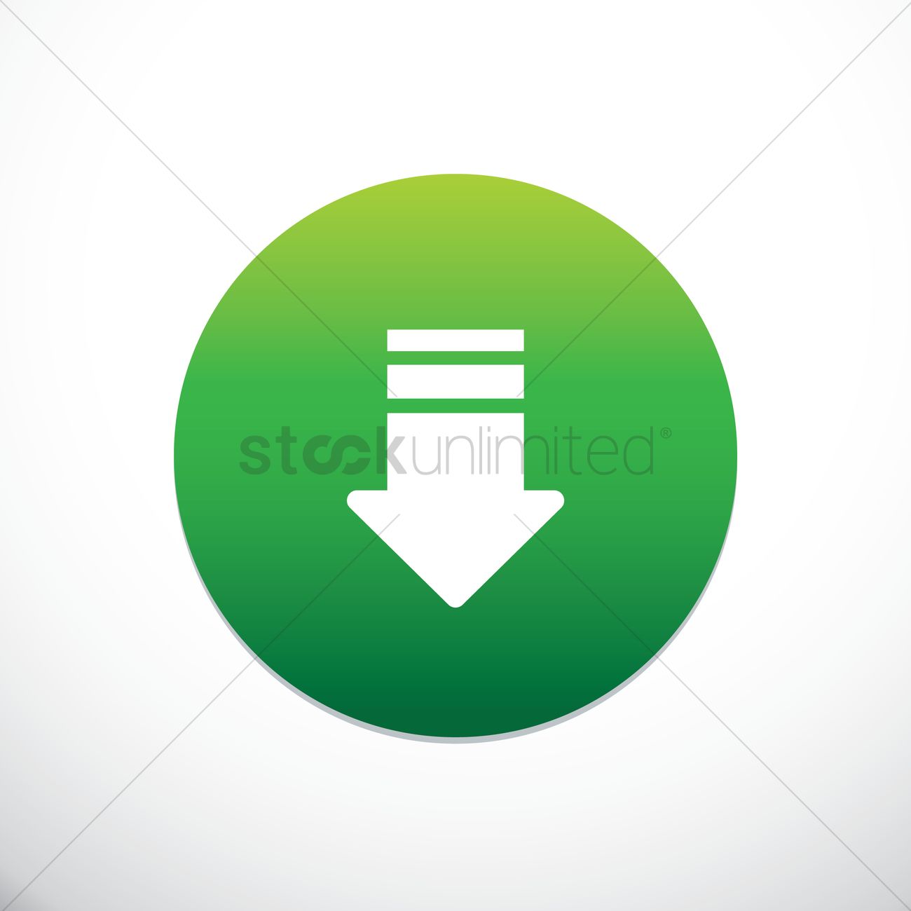 1300x1300 Down Arrow Icon Vector Image