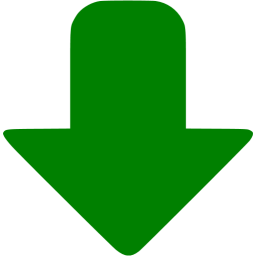 256x256 Green Down Icon