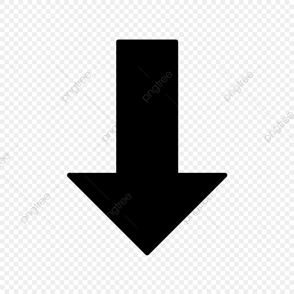 1024x1024 Vector Down Arrow Icon, Arrow, Direction, Down Icon Png And Vector