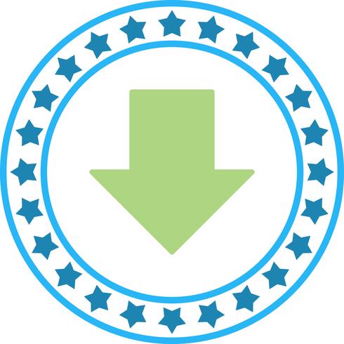 490x490 Vector Downward Arrow Icon